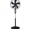VENTILADOR PIE Ø 40 CM. 45 W. 5 ASPAS. CON MANDO. BASE Ø 40 CM.