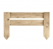 BORDO MADERA FIJO 2,8X50X 15/30 CM.