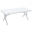 Mesa Plegable Rectangular 242x76x74cm 