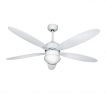 VENTILADOR TECHO Ø 124 CM. 70 WATT. 3 VELOCIDADES. CON LUZ Y MANDO A DISTANCIA 5 ASPAS. CON TEMPORIZADOR.