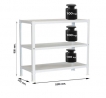 Estantería Homeclick Metal Plus 3/300 SIMON RACK