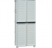 Armario Resina 68x37x169 cm. Con Portaescobas